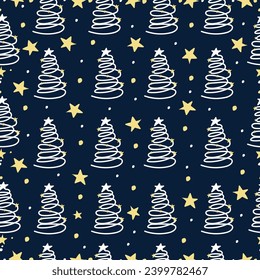 seamless pattern with christmas elements