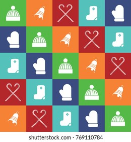 Seamless pattern with Christmas elements