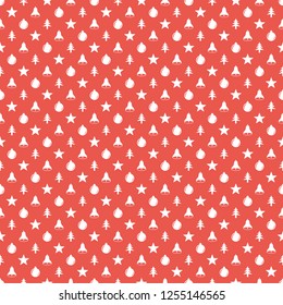 Seamless pattern for Christmas with elements Christmas. Beautiful pattern for a luxurious gift wrapping paper, t-shirts, greeting cards. Merry Christmas background. Vector illustration.