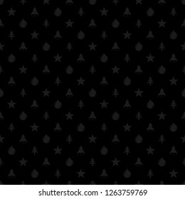 Seamless pattern for Christmas with elements Christmas. Beautiful pattern for a luxurious gift wrapping paper, t-shirts, greeting cards. Merry Christmas background. Vector illustration.