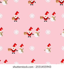 Seamless pattern for Christmas pattern for fabric, and background.