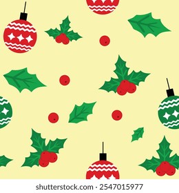 Seamless pattern for Christmas festival. Christmas background vector illustration