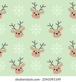 Seamless pattern of Christmas, Gift box, other Vector graphics.