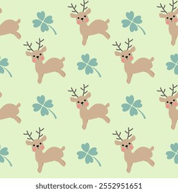 Seamless pattern of Christmas, Gift box, other Vector graphics.
