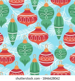 Patrón sin foco para las vacaciones de Navidad con adorable adorno. Fondo infantil para tela, papel envolvente, papel textil, papel pintado y tarjetas de felicitación. Ilustración vectorial