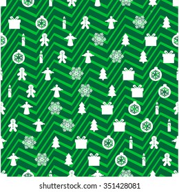 Seamless pattern with Christmas icon  for wrapping paper pattern / Christmas seamless pattern