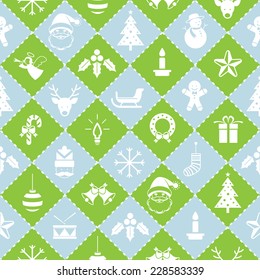 Seamless Pattern : Christmas Objects