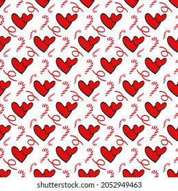 Seamless pattern for Christmas on a white background with gold elements Christmas. Beautiful pattern for a luxurious gift wrapping paper, t-shirts, greeting cards.