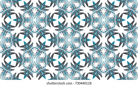 Seamless pattern. Christmas snowflakes.