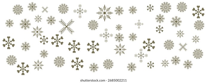 Patrón inconsútil de los copos de nieve de las Navidades, se puede utilizar en la decoración de la Navidad, diseño de la ropa, elementos decorativos, fácilmente editable para la decoración de Festiva 