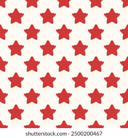 seamless pattern with christmas stars.