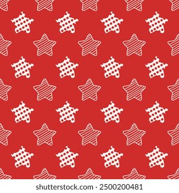 seamless pattern with christmas stars.