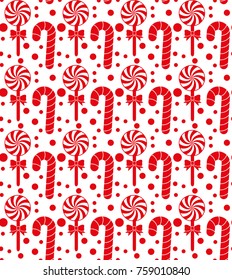 seamless pattern in christmas sweets