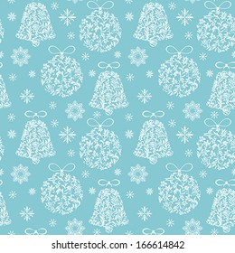 Seamless pattern Christmas toys