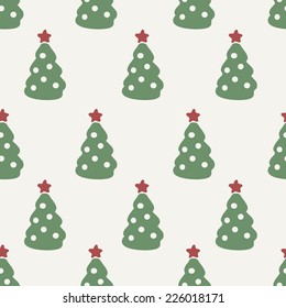 seamless pattern. christmas tree