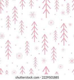 Dibujo vectorial de la silueta de árbol de Navidad sin foco