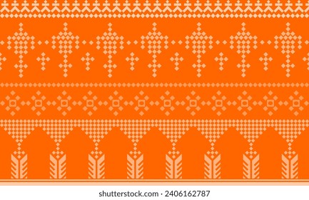  seamless pattern with christmas trees