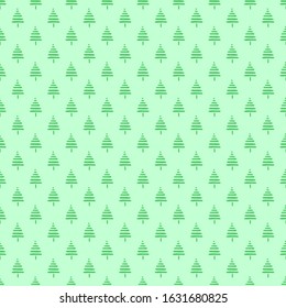 Seamless pattern with christmas trees. Abstract wallpaper for design