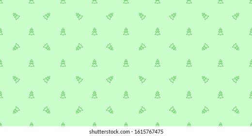 Seamless pattern with christmas trees. Print for posters, banners and textiles