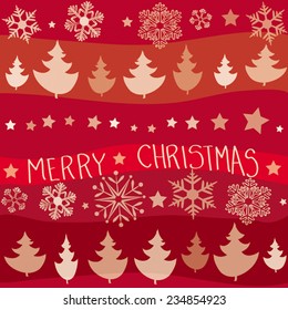 Seamless Pattern Christmas Vector