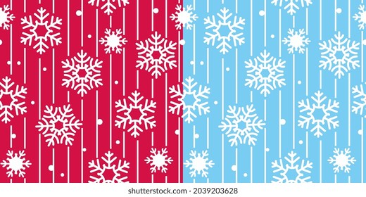 Patrón sin foco de los copos de nieve blancos de Navidad