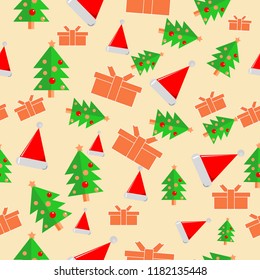 Seamless Pattern christmas.christmas background. For display walpaper, fabric, textile