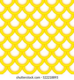 Seamless pattern with circle. Abstract background. Vector illustration. Pattern for the wrapping, home decor, website, brochures and presentations in a modern style and yellow color