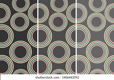 Seamless Pattern with circle concept