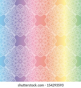 Seamless Pattern With Circle Ornament