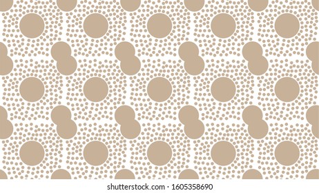 Seamless Pattern With A Circle Shape