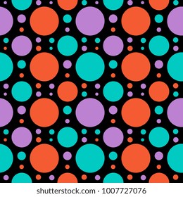 Estilo único y colorido en el círculo sin inconvenientes. Para el material textil o el fondo abstracto.