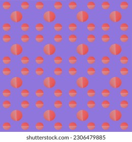 seamless pattern with circle, vector illustration