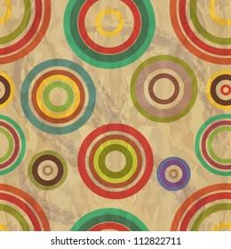 Seamless pattern circles