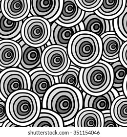 Seamless pattern with circles