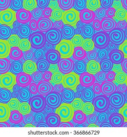 seamless pattern of circles