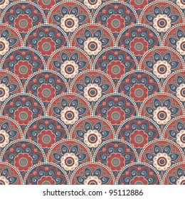 Seamless Pattern With Circles