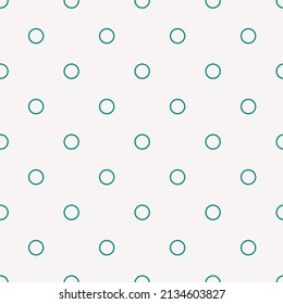 Seamless pattern with circles. Abstract geometric pattern with blue circles. Geometric pastel background with cute confetti.