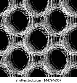 
Seamless pattern with circles. Abstraction.