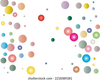 seamless pattern circles abstraction simple bright color print background