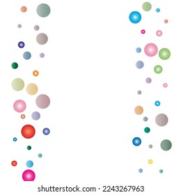 seamless pattern circles abstraction simple bright color print background