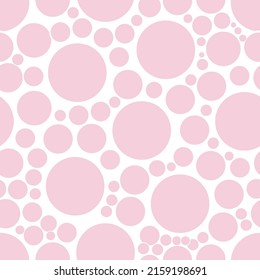 Seamless pattern with circles. Design for wall decoration, postcard, poster, brochure, shirt, etc.