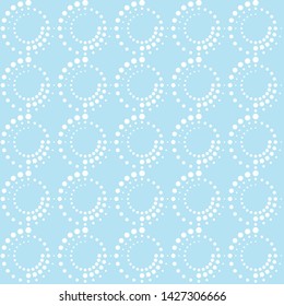 Seamless pattern of circles and dots. Geometric background. Vector illustration. Good quality. Good design.
