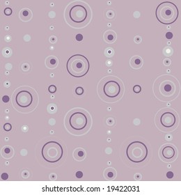 seamless pattern with circles and dots on mauve, great for fashion industry