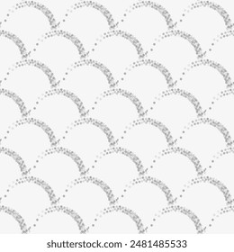 Seamless pattern with circles and dots. For printing on fabric, wrapping paper, web banners, wallpapers, backdrops. Vector