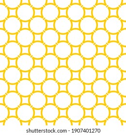 Seamless pattern of circles. Geometric 