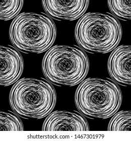 
Seamless pattern with circles. Geometric abstraction