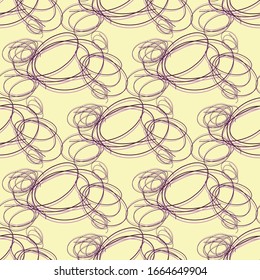 Seamless pattern with circles. Geometric abstraction
