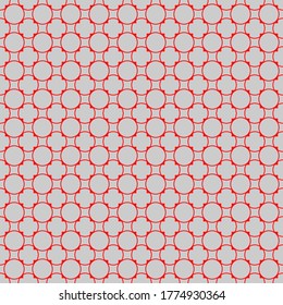 Seamless pattern of circles. Geometric background. Vector illustration. Good quality. Good design.