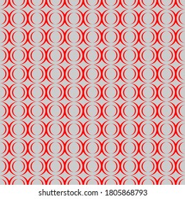 Seamless pattern of circles. Geometric background.