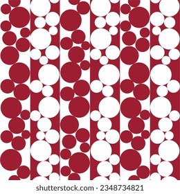 Seamless pattern with circles. Geometric background. Vector illustration. Design for web, wrapping, wallpaper, textile, fashion, cover, fabric, print.
